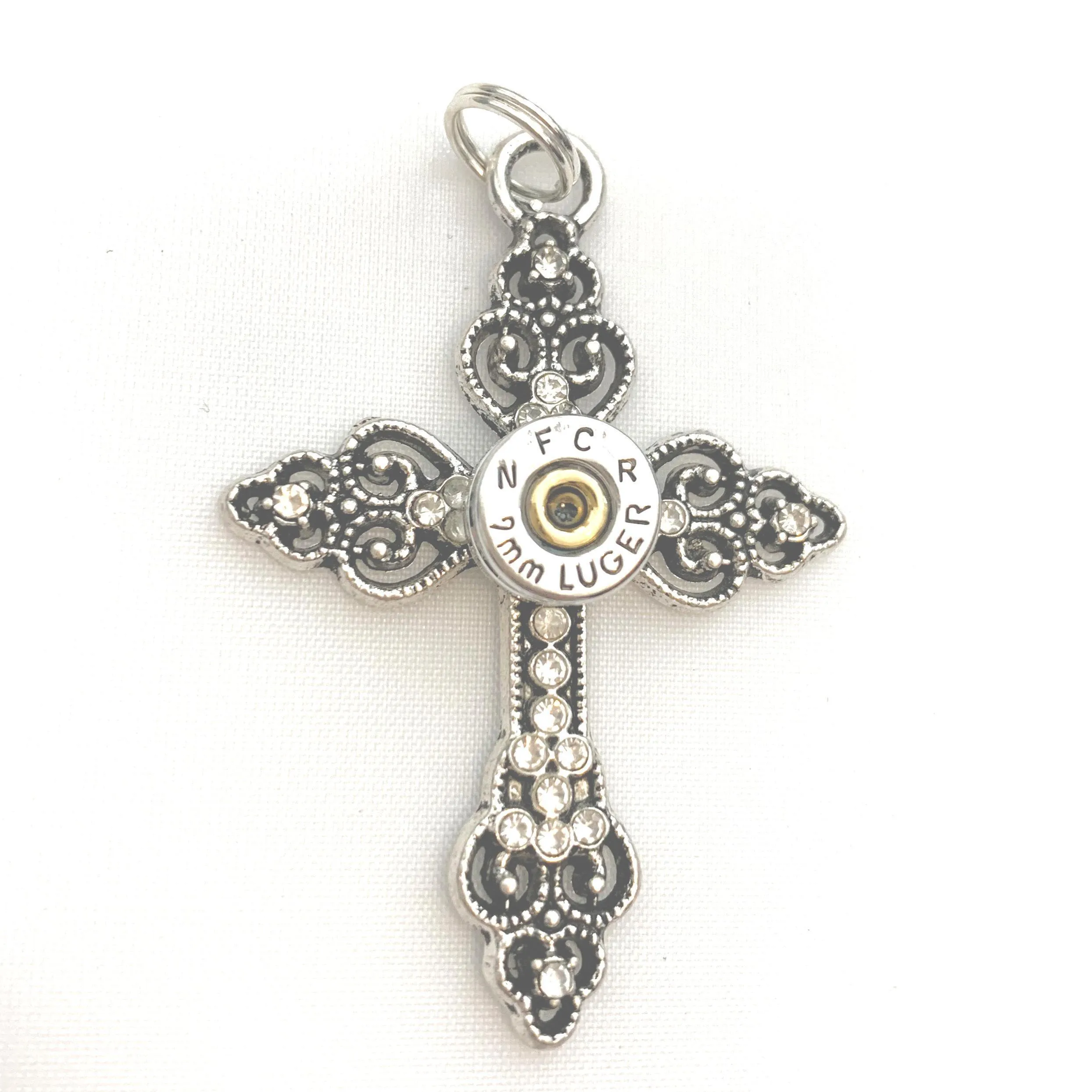 Two Protectors Cross Pendant