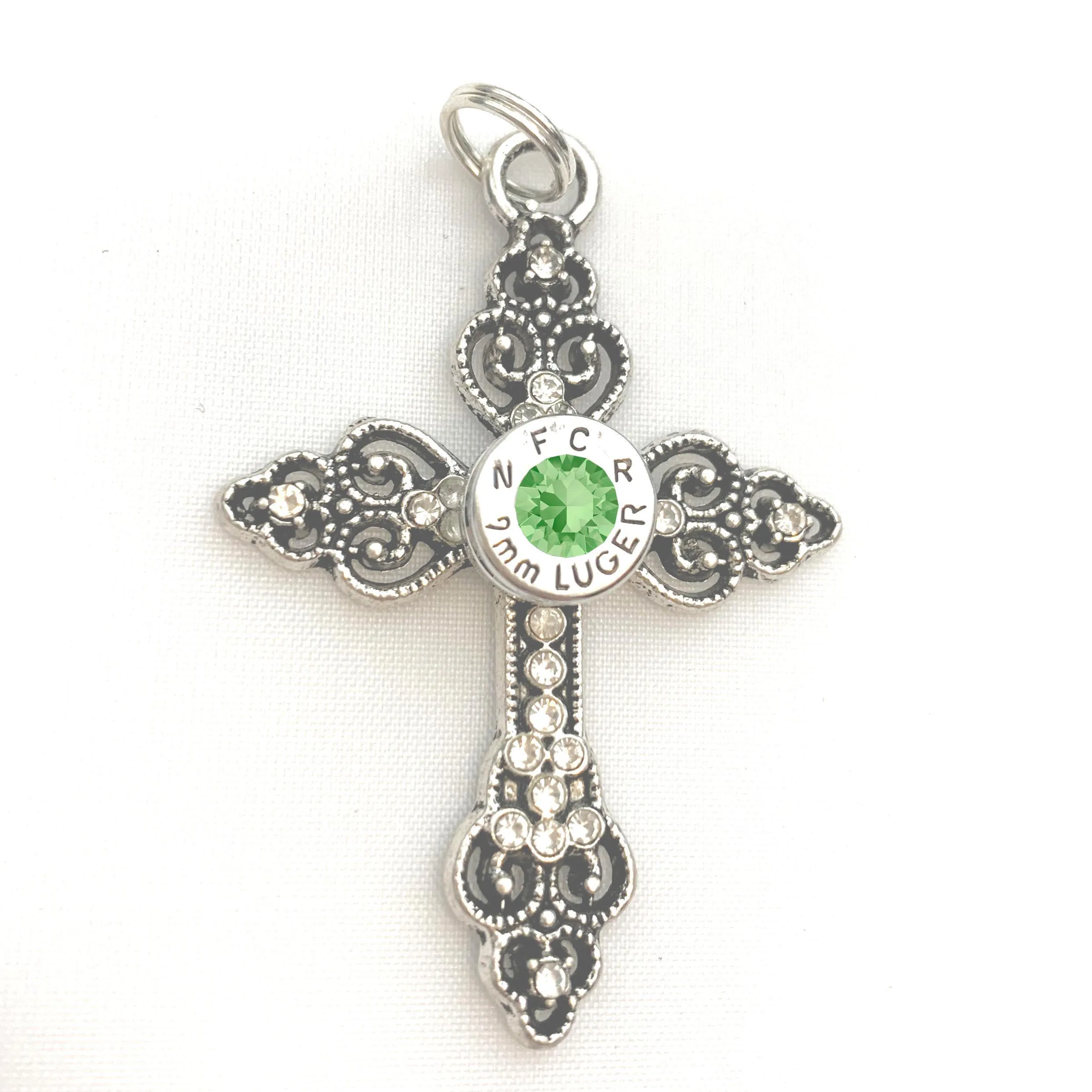 Two Protectors Cross Pendant