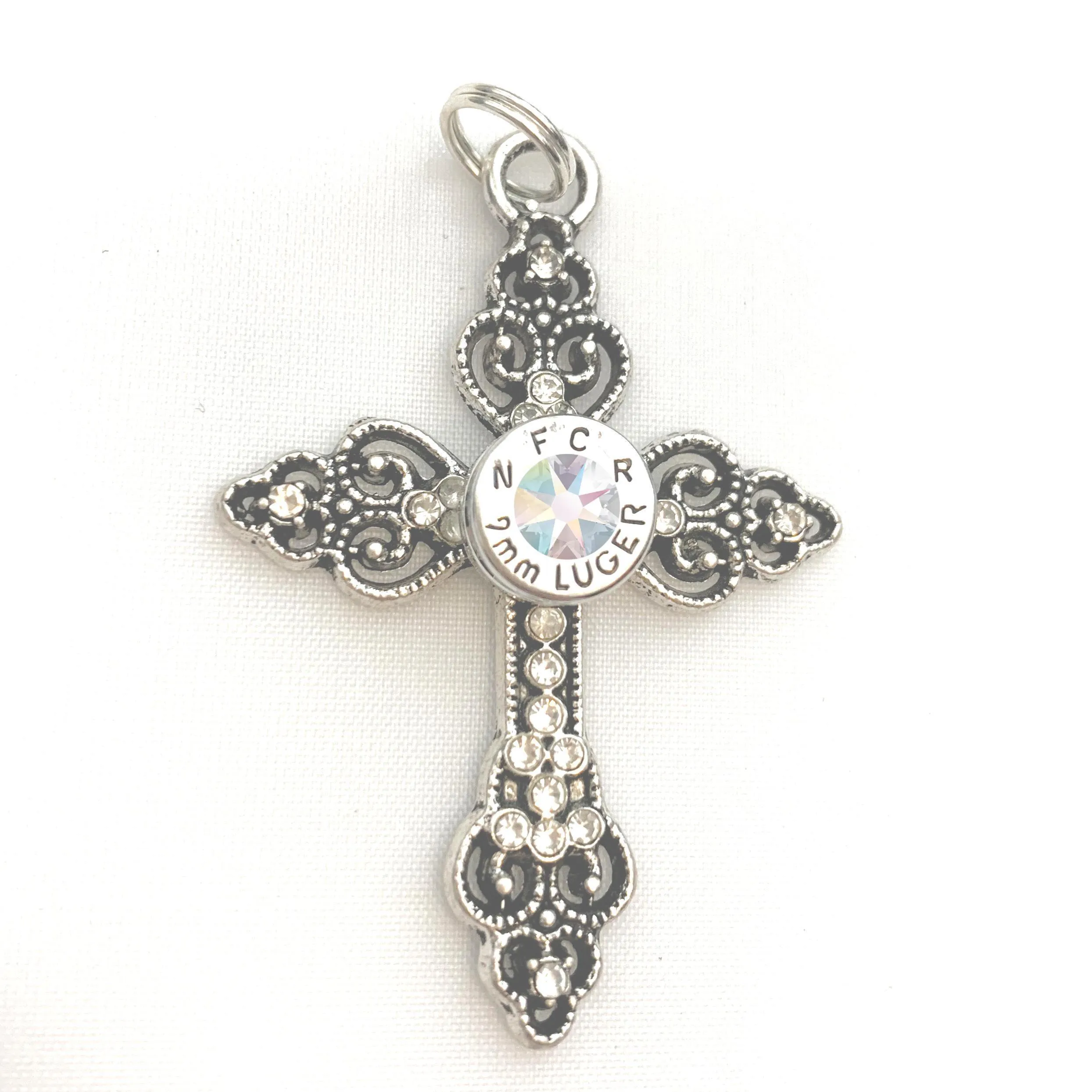 Two Protectors Cross Pendant