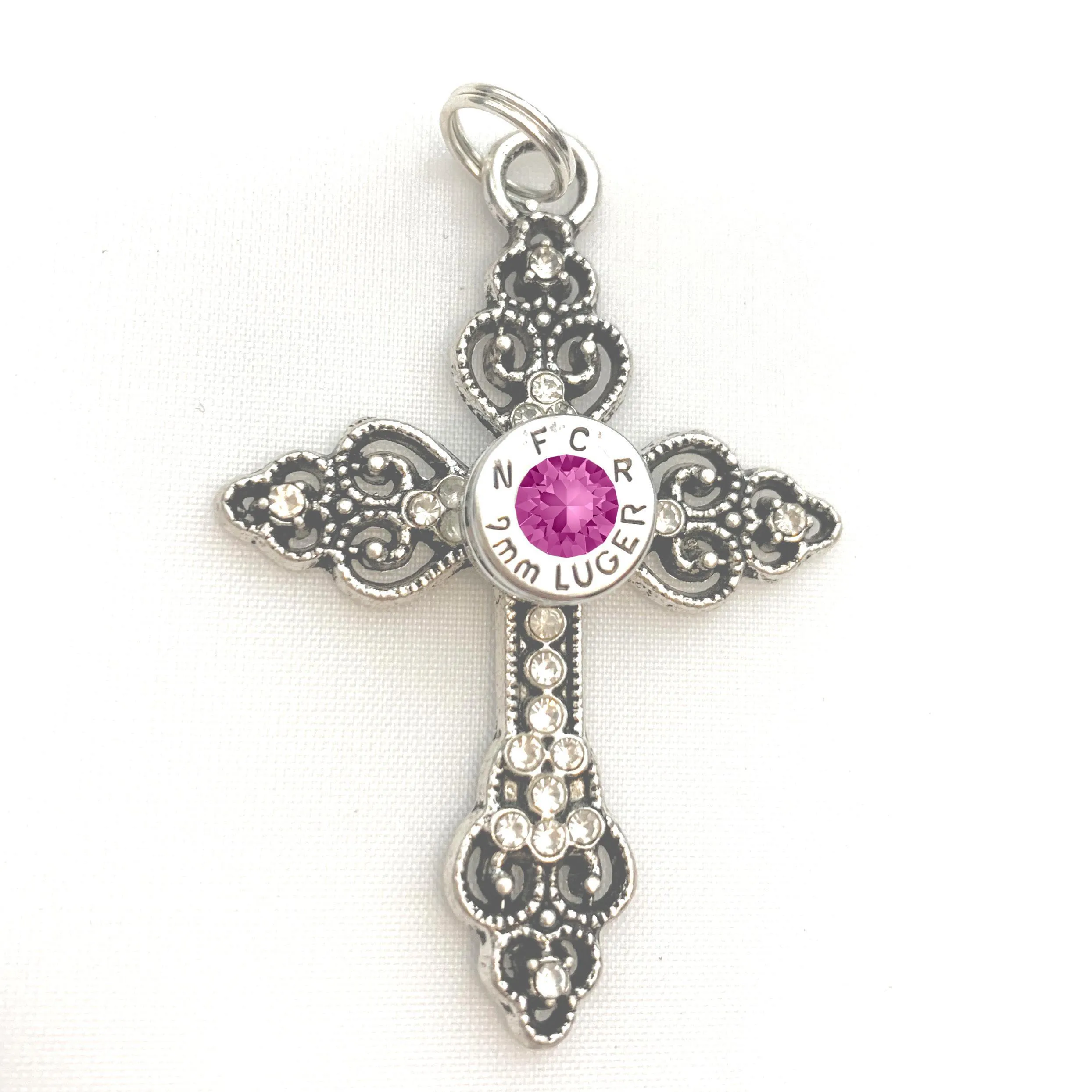 Two Protectors Cross Pendant