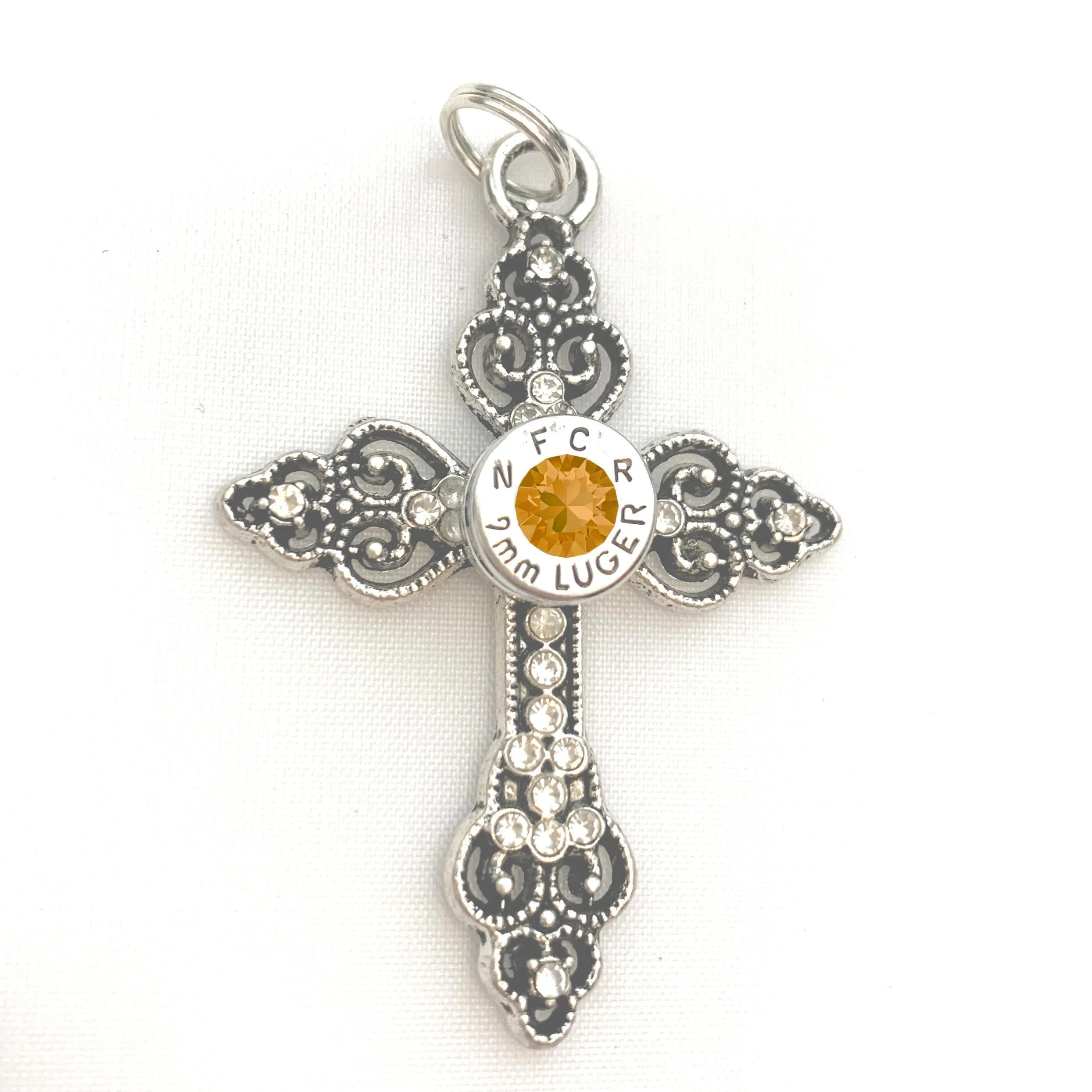 Two Protectors Cross Pendant