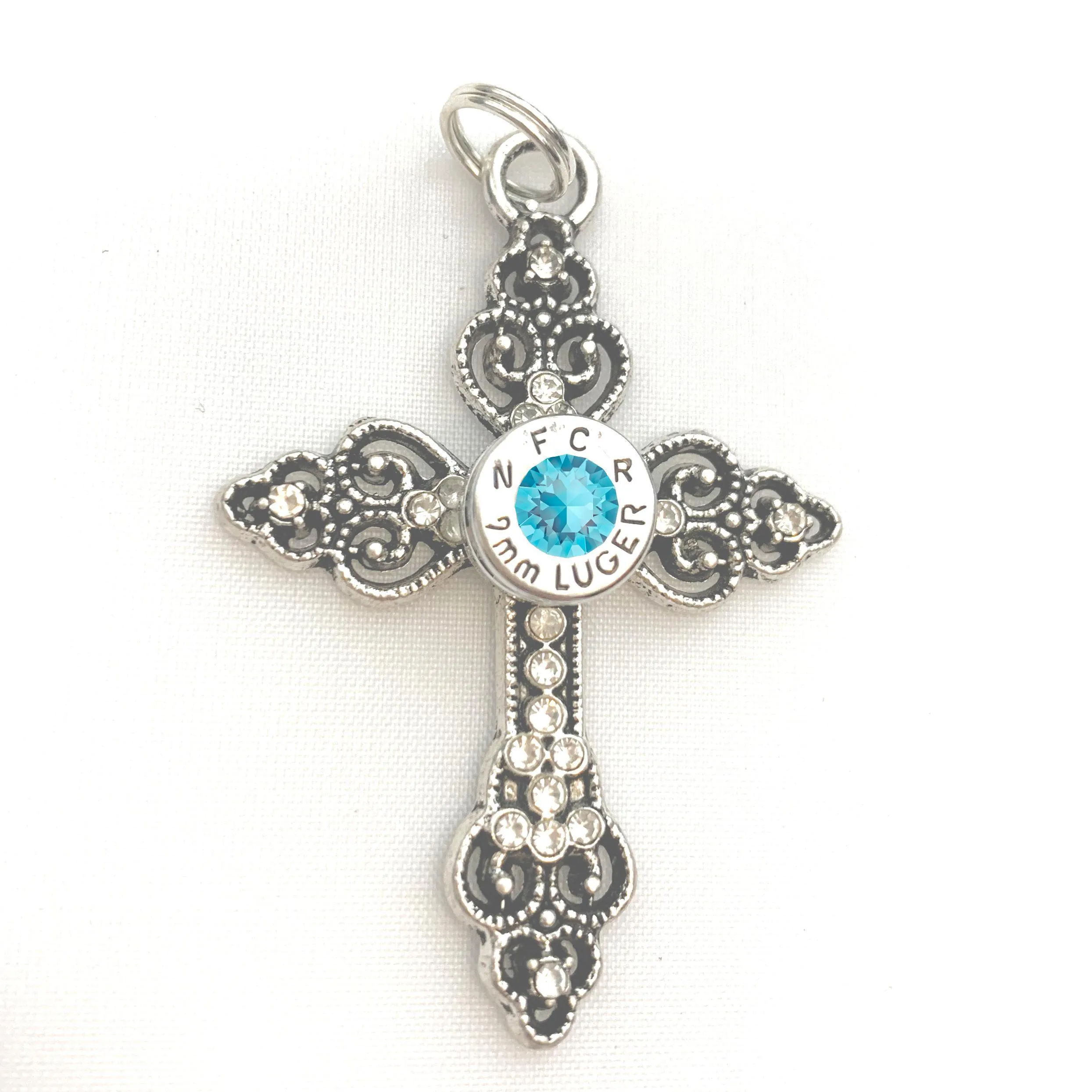 Two Protectors Cross Pendant