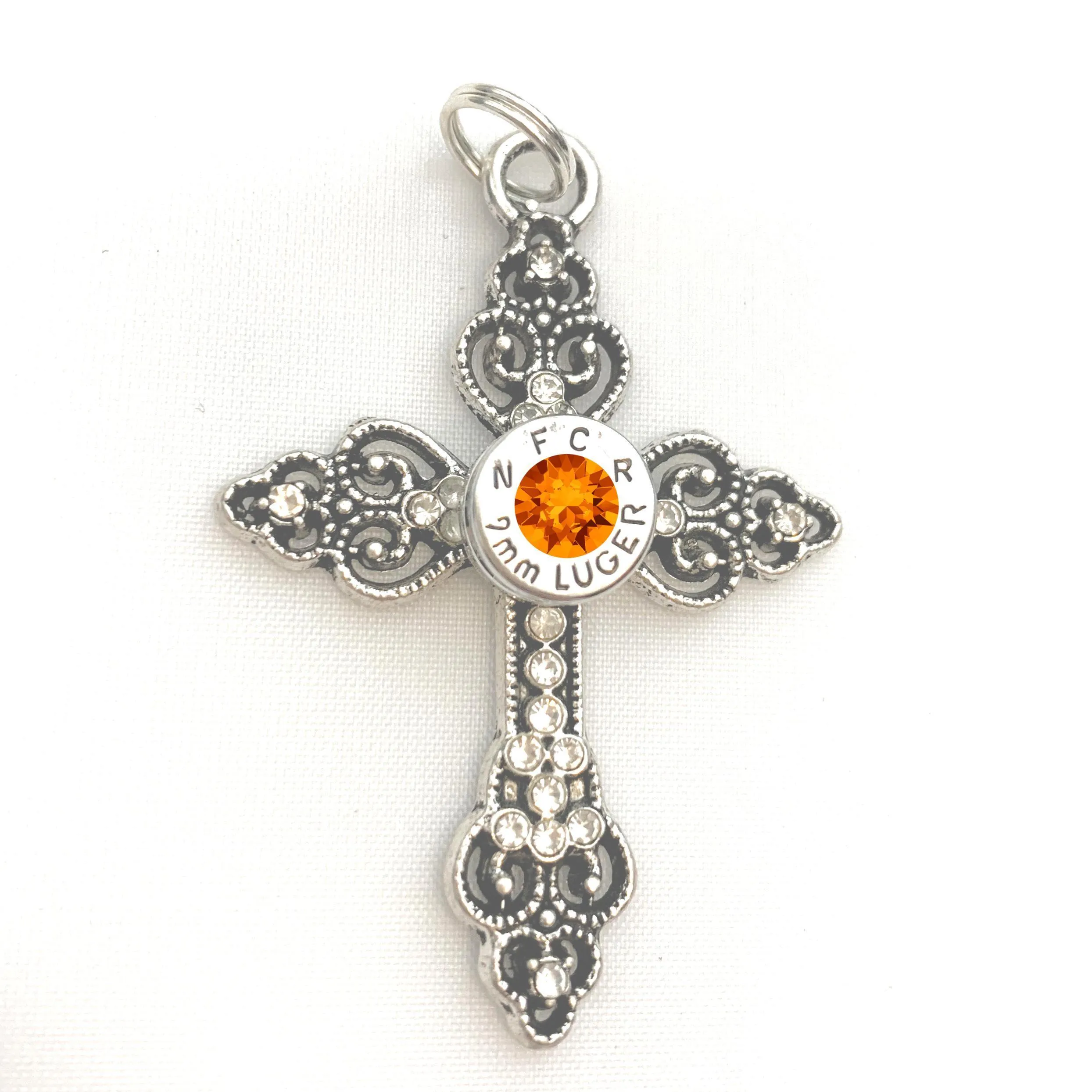 Two Protectors Cross Pendant