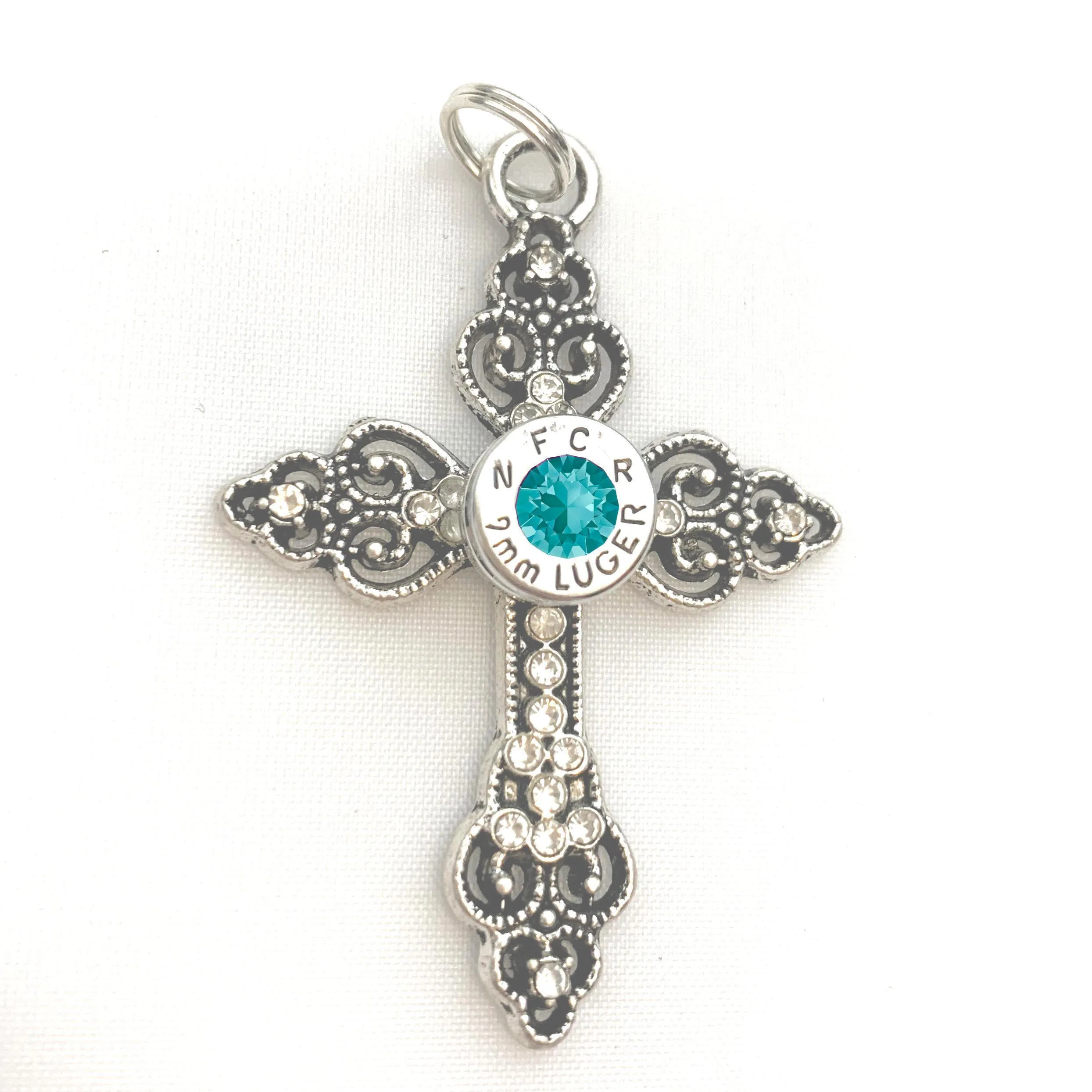 Two Protectors Cross Pendant