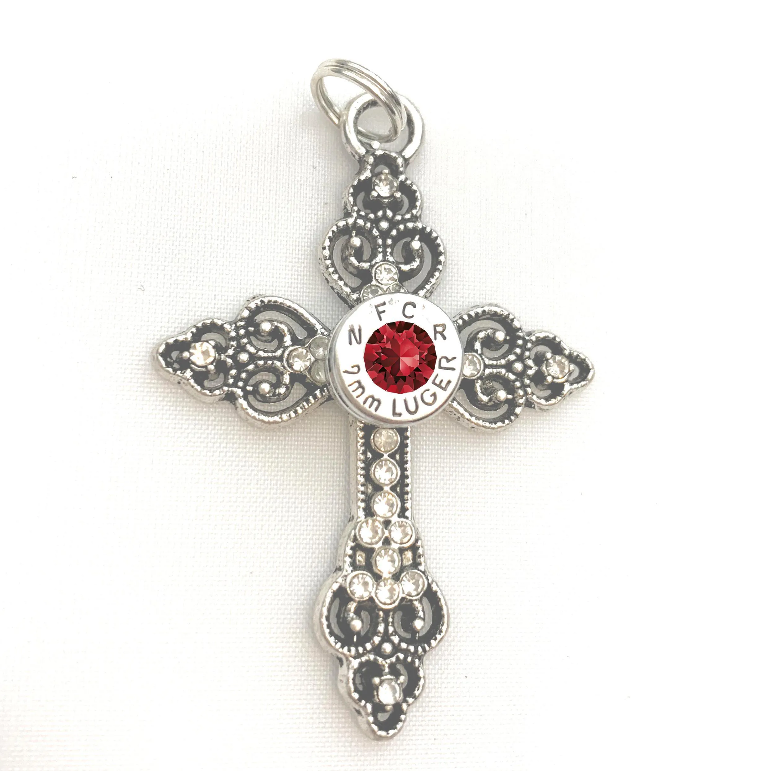 Two Protectors Cross Pendant