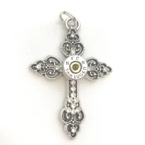 Two Protectors Cross Pendant