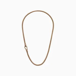 Ulysses Carved Tubular Chain Necklace