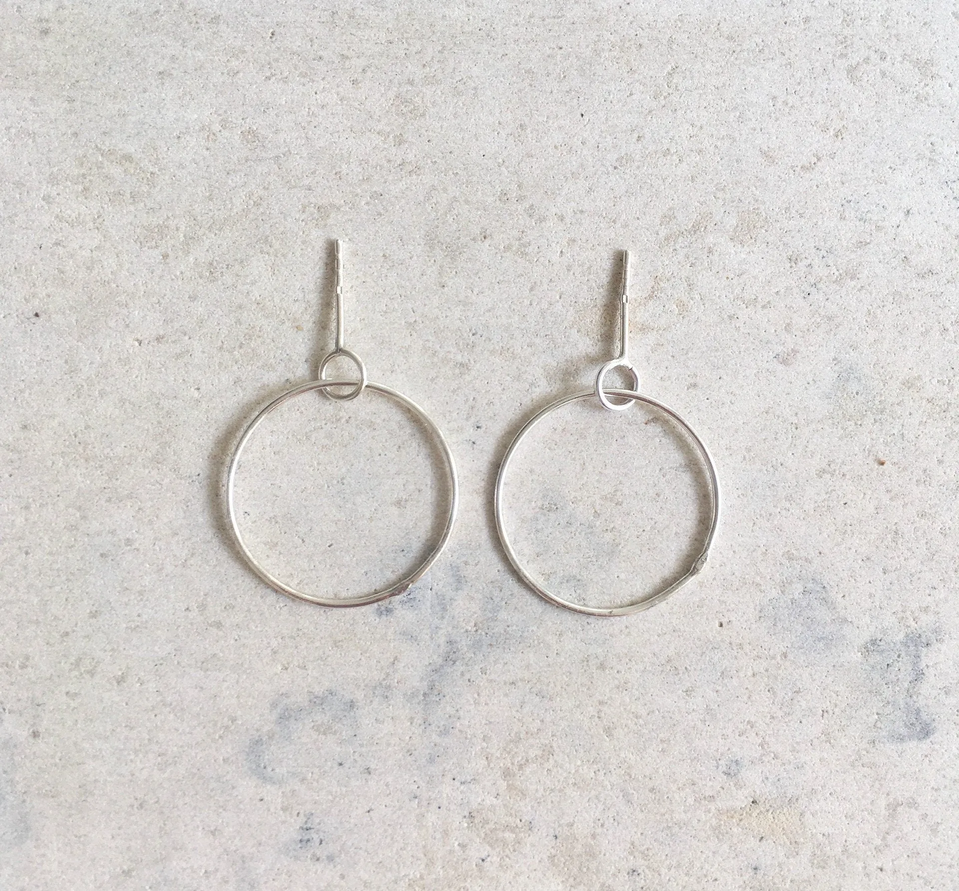 Unique hoops, statement playful earrings. geometric earrings