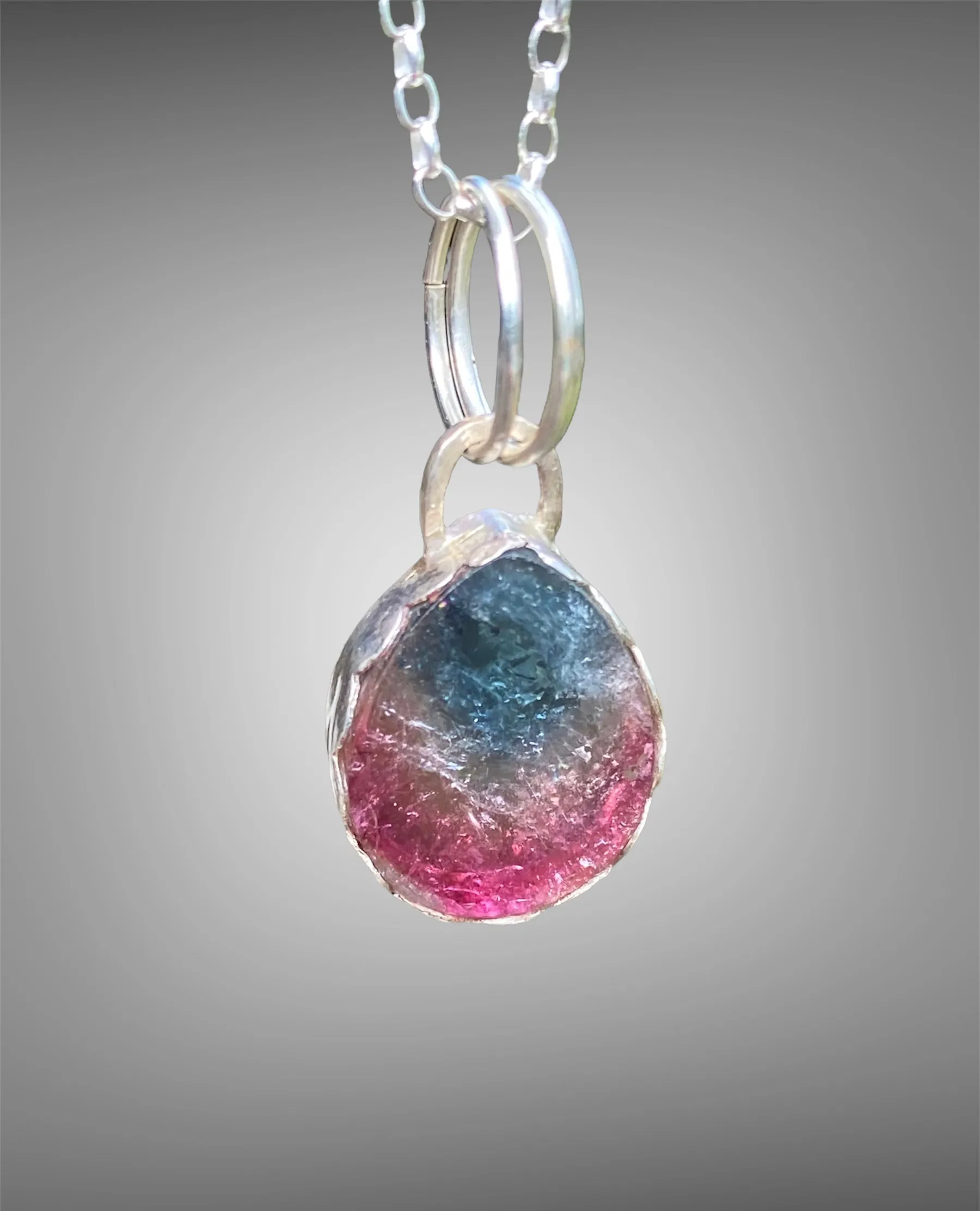 Watermelon Tourmaline Pendant