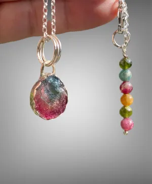 Watermelon Tourmaline Pendant