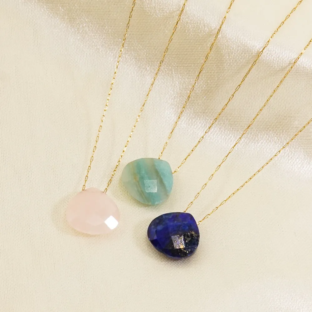 Wholesale Natural Stone Stainless Steel Necklaces