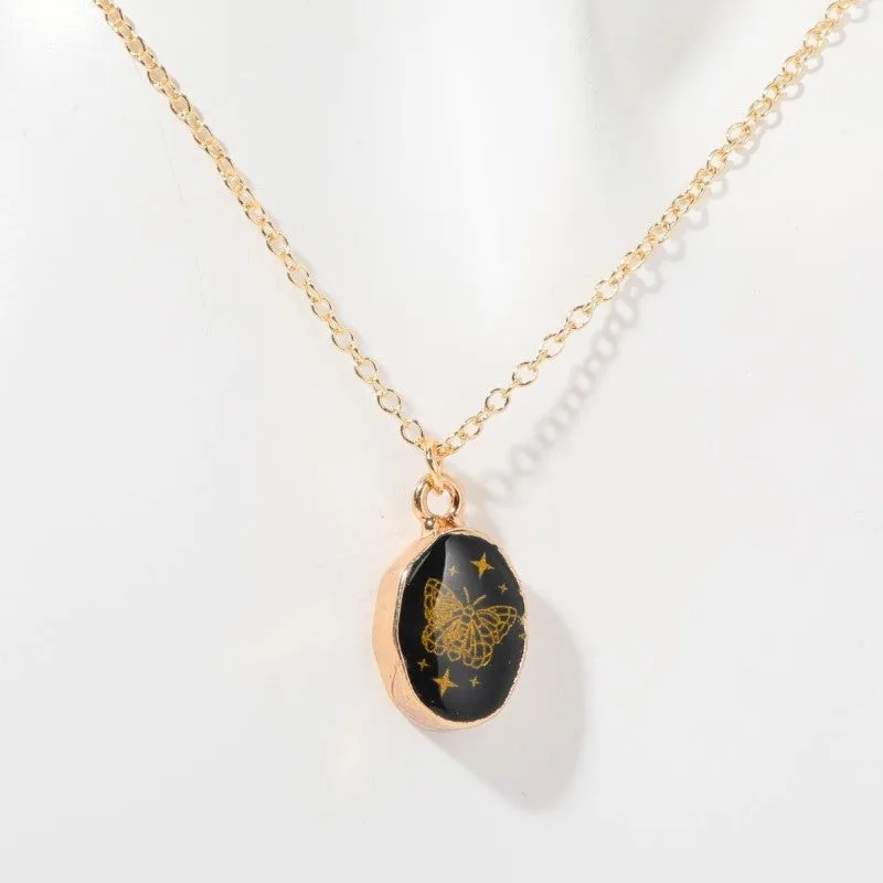 Wholesale of Natural Stone Gemstone Copper Necklaces