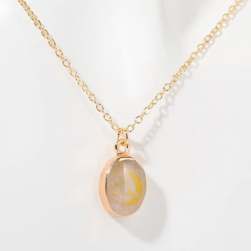 Wholesale of Natural Stone Gemstone Copper Necklaces