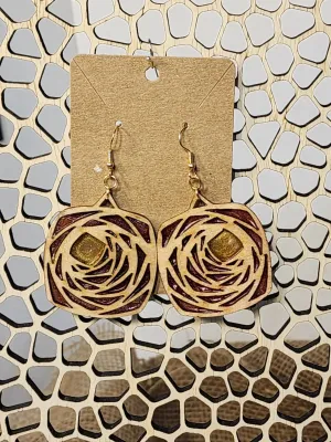 Wood/Resin Earrings