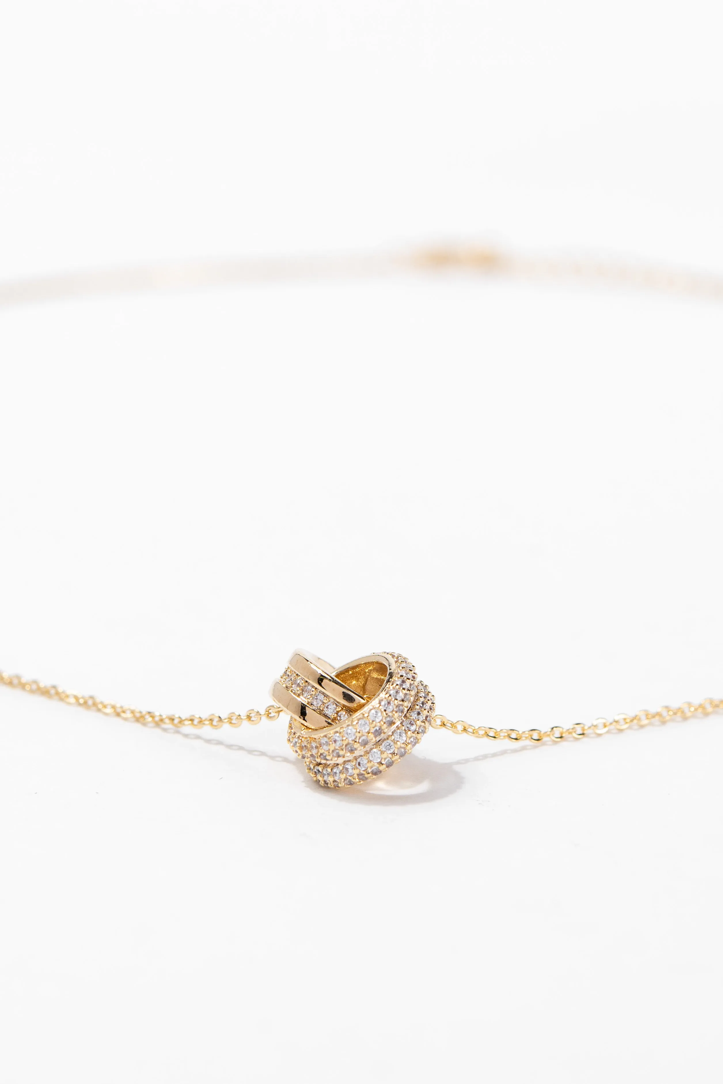 Xiomara Classic CZ Gold Plated Necklace