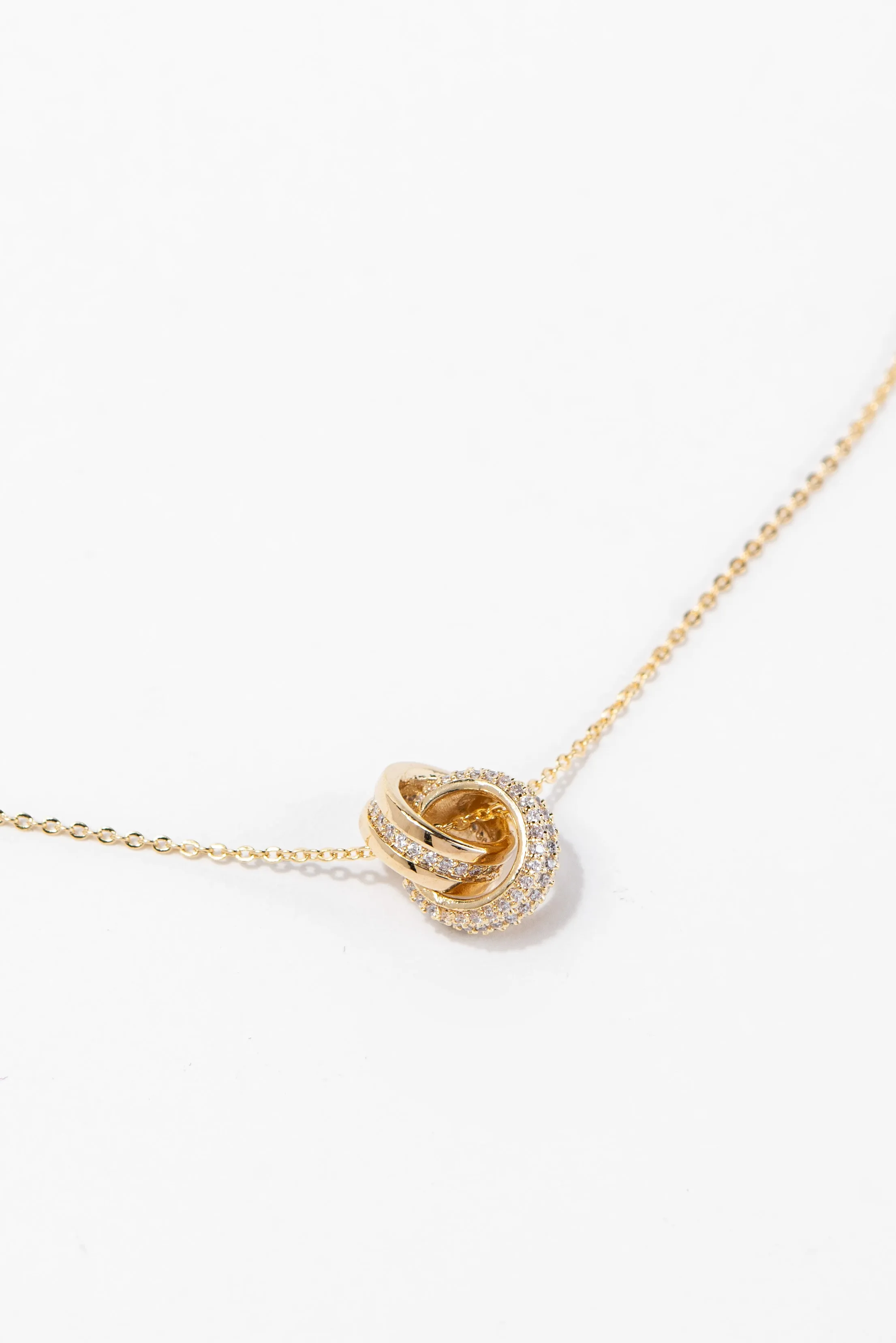 Xiomara Classic CZ Gold Plated Necklace