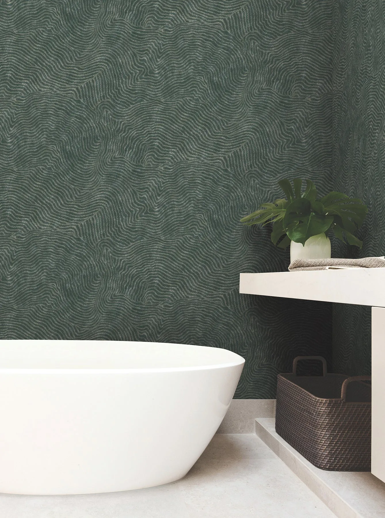 York OI0711 Modern Wood Forest Wallpaper