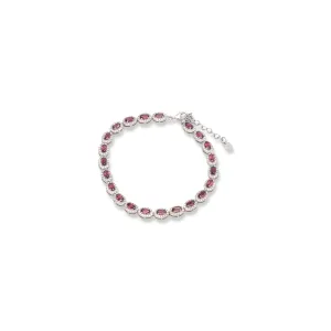 Zirconia Garnet Brilliance Bracelet