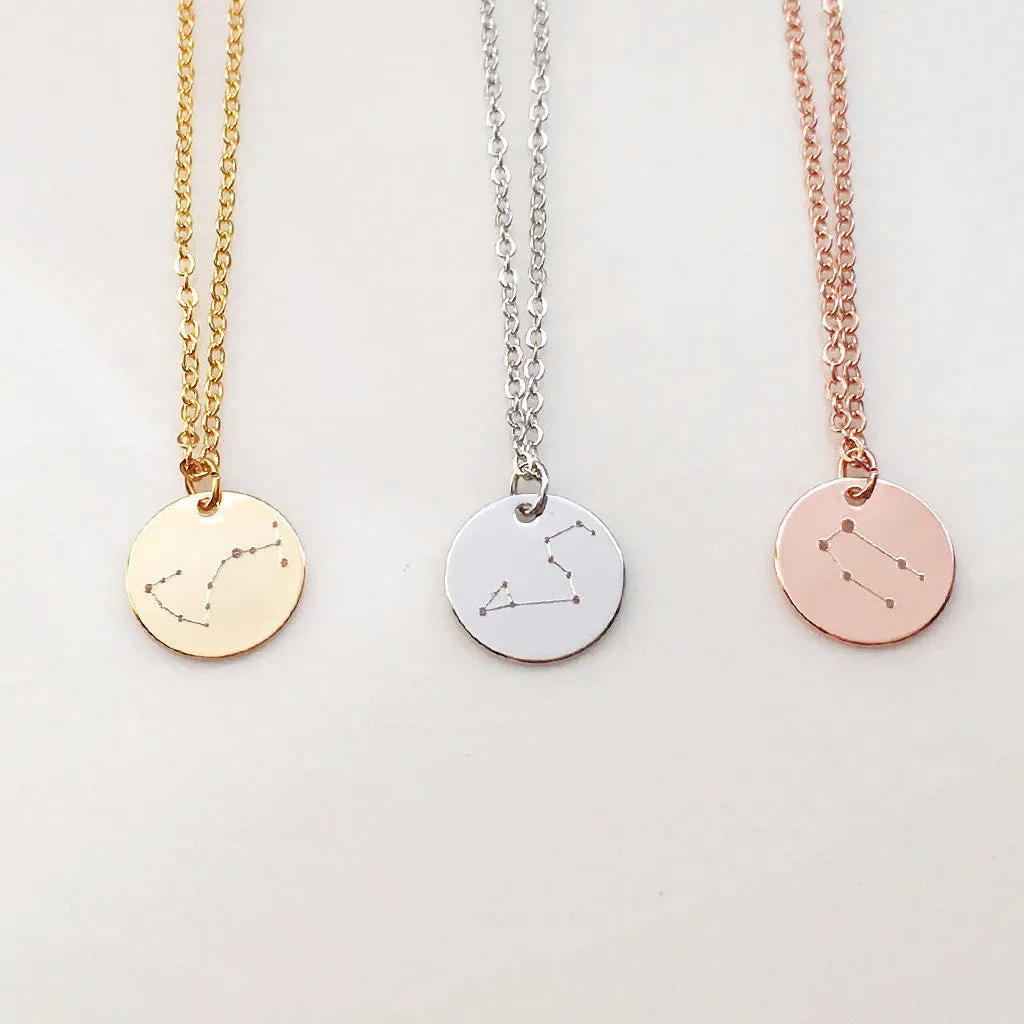 Zodiac Personalized Necklace