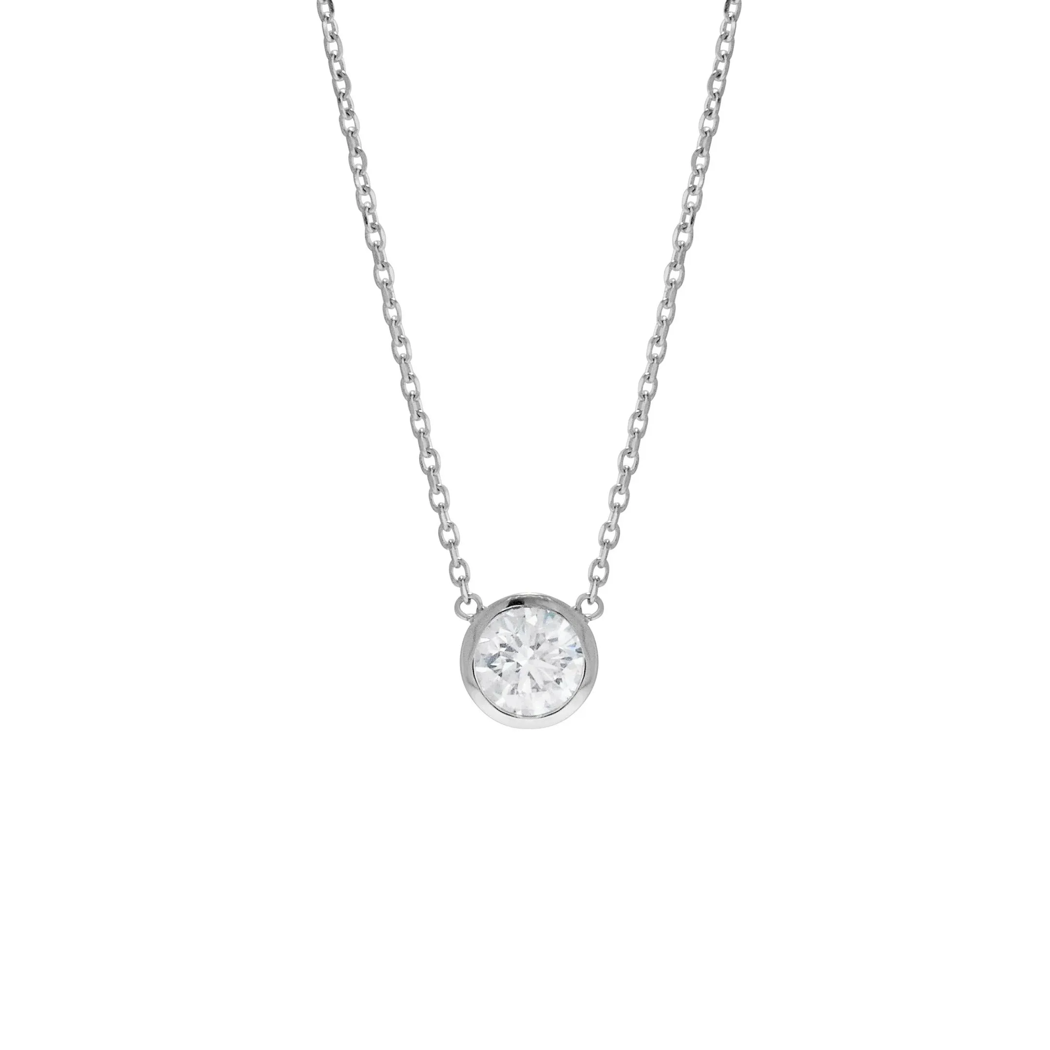 Zuri Ethical Diamond Solitaire Necklace